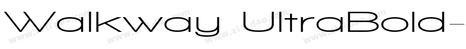 Walkway UltraBold字体转换